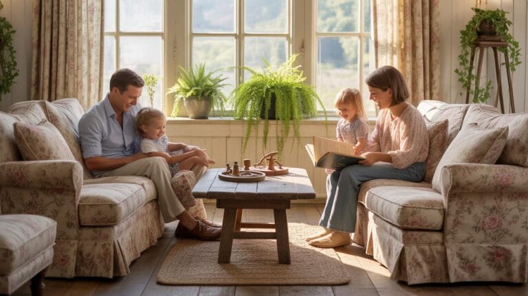 making Your Living Room English Cottage Style To Stop Phone Habit