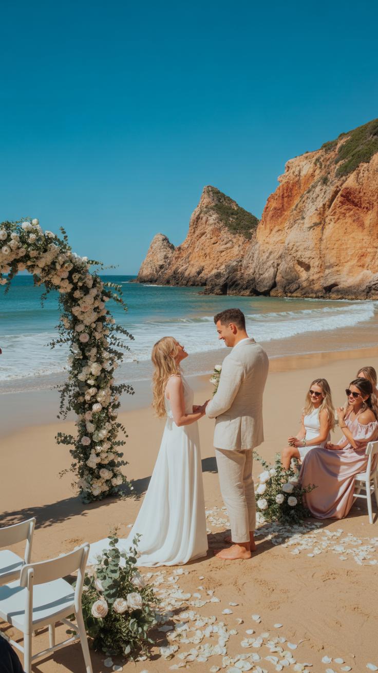 0017 1 a photorealistic beach wedding scene on 9JIwf55BVyS2p8xXJ5gtmQ P9lIuE2oQ4GuRWBTQr9MKg cover
